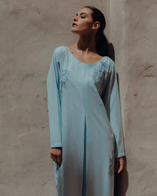 Load image into Gallery viewer, Blue Garden Dress in Powder Blue