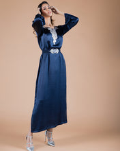 Load image into Gallery viewer, Midnight Blue Jalabiya