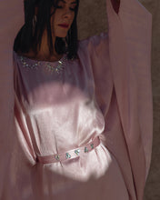 Load image into Gallery viewer, Pink Chai Kaftan with Belt
