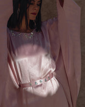 Load image into Gallery viewer, Pink Chai Kaftan with Belt