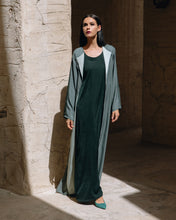 Load image into Gallery viewer, Sage Abaya with Pointed Lapel