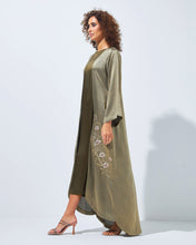 Load image into Gallery viewer, Party Abaya in Golden Color
