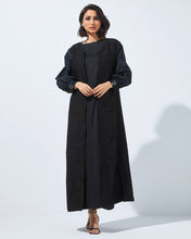 Load image into Gallery viewer, Day to Night Black Abaya
